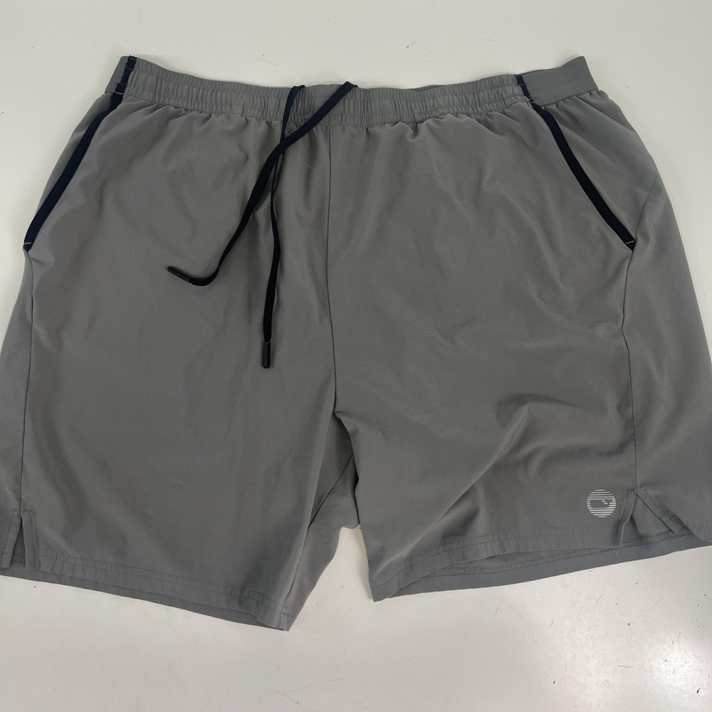 Vineyard Vines Shorts Mens 2XL Gray Lined Performance Athletic Drawstring Gym